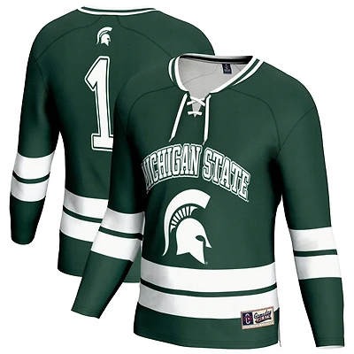 Unisex GameDay Greats Michigan State Spartans Lightweight Men's Hockey Fashion Jersey
