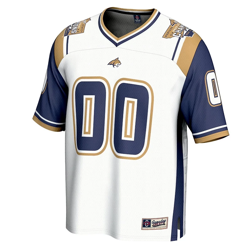 Unisex GameDay Greats Montana State Bobcats 2025 NCAA FCS Football National Champions Commemorative Fashion Jersey