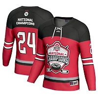 Unisex GameDay Greats Ohio State Buckeyes 2024 NCAA Women's Ice Hockey National Champions Fashion Jersey