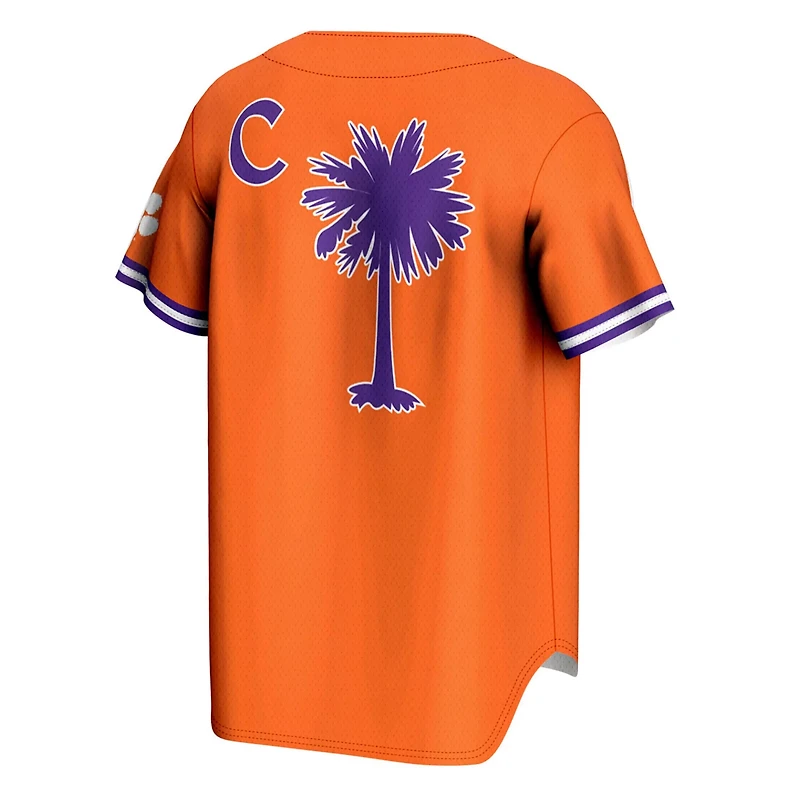 Unisex GameDay Greats Orange Clemson Tigers Lightweight Baseball Jersey