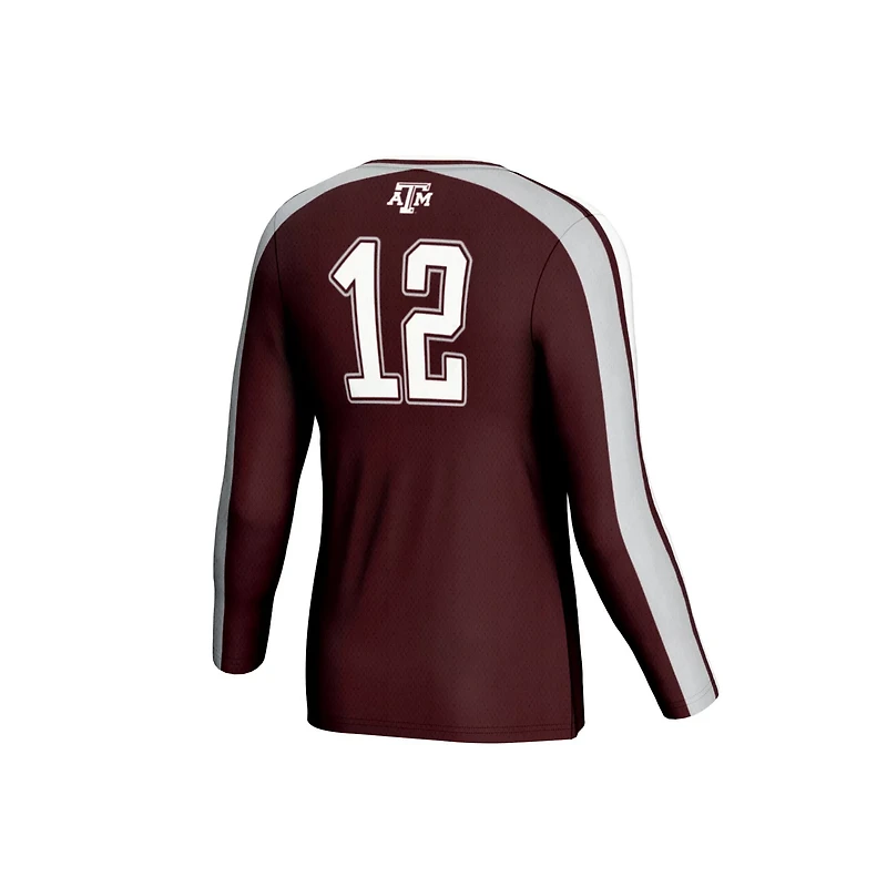 Unisex GameDay Greats Texas AM Aggies 12 Lightweight Volleyball Fashion Jersey