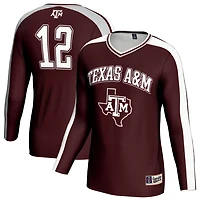 Unisex GameDay Greats Texas AM Aggies 12 Lightweight Volleyball Fashion Jersey