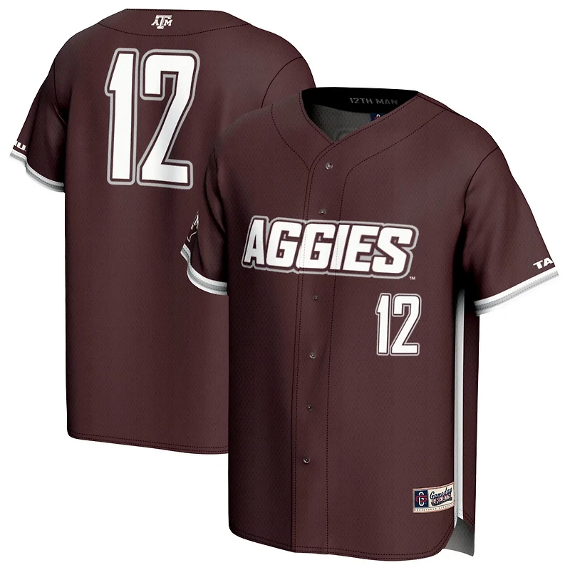 Unisex GameDay Greats Texas AM Aggies Lightweight Baseball Jersey