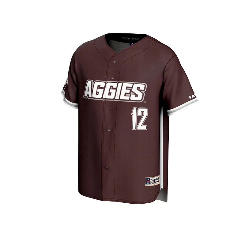 Unisex GameDay Greats Texas AM Aggies Lightweight Baseball Jersey