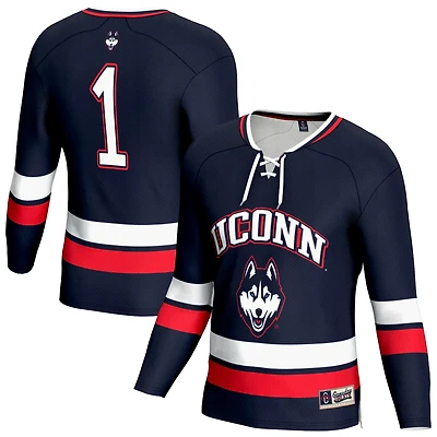 Unisex GameDay Greats UConn Huskies Lightweight Men's Hockey Team Fashion Jersey