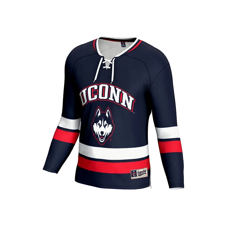 Unisex GameDay Greats UConn Huskies Lightweight Men's Hockey Team Fashion Jersey