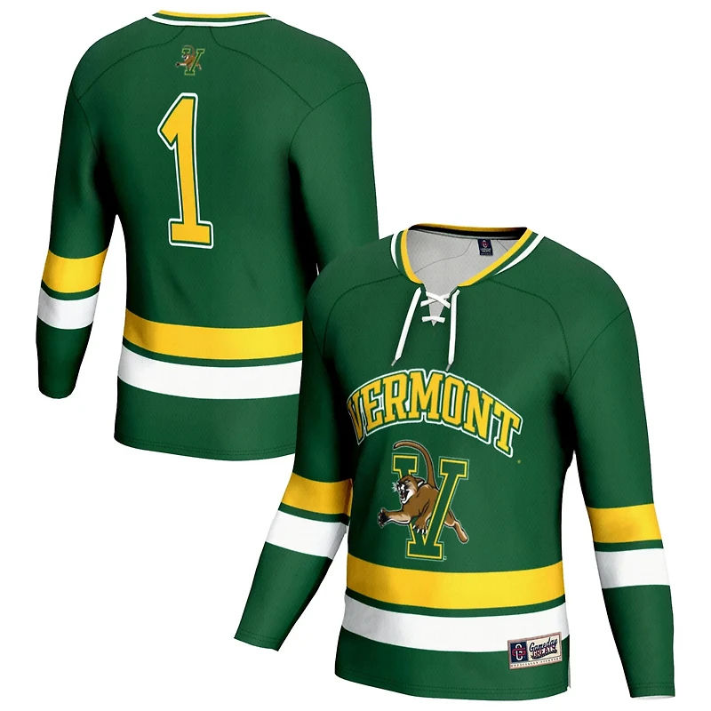 Unisex GameDay Greats Vermont Catamounts Lightweight Women's Hockey Team Fashion Jersey