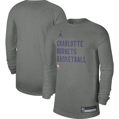 Unisex Jordan Brand Charlotte Hornets 2023/24 Legend On-Court Practice Long Sleeve T-Shirt