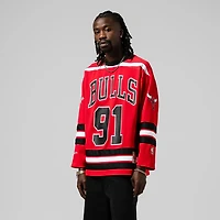 Unisex Mitchell  Ness Dennis Rodman Chicago Bulls Maxxed Out Fashion Hockey Jersey
