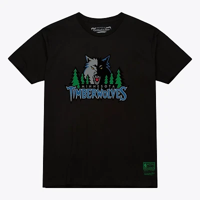 Unisex Mitchell  Ness Minnesota Timberwolves Hardwood Classics Arch T-Shirt