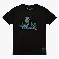 Unisex Mitchell  Ness Minnesota Timberwolves Hardwood Classics Arch T-Shirt