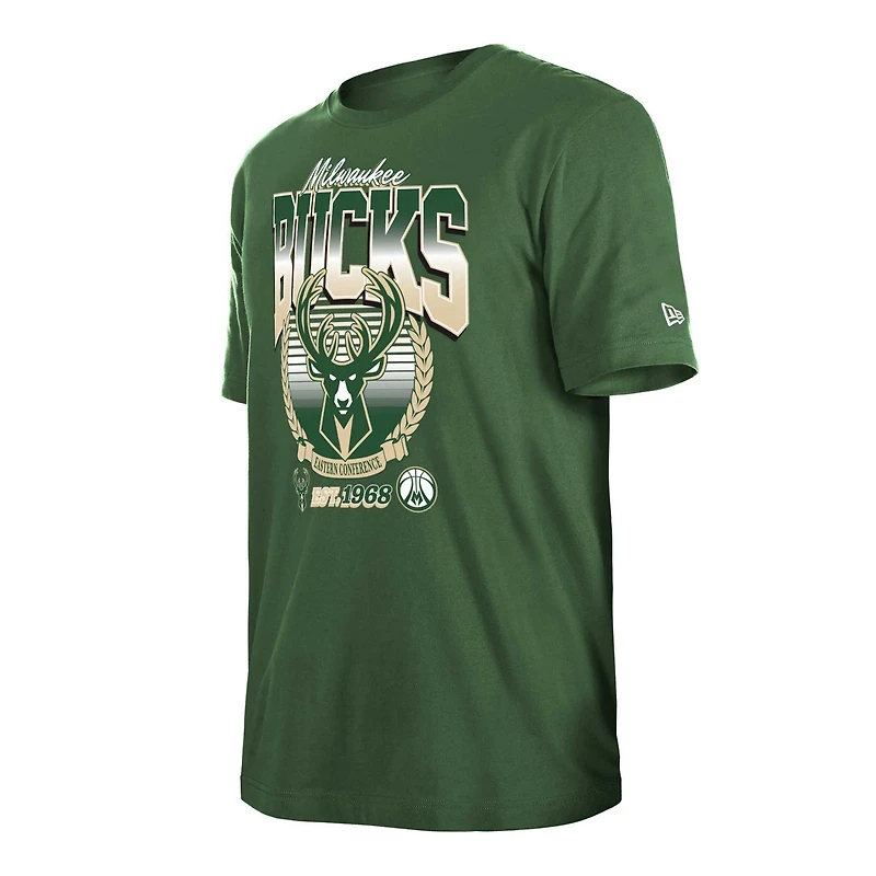 Unisex New Era Hunter Milwaukee Bucks Summer Classics T-Shirt
