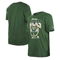 Unisex New Era Hunter Milwaukee Bucks Summer Classics T-Shirt