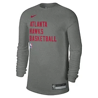 Unisex Nike Atlanta Hawks 2023/24 Legend On-Court Practice Long Sleeve T-Shirt