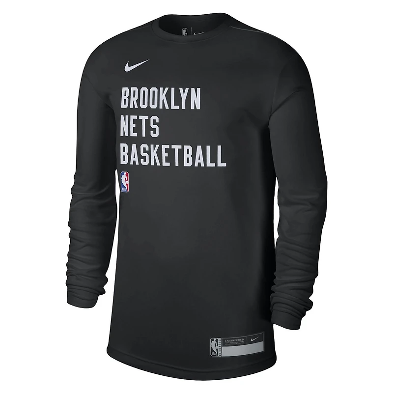 Unisex Nike Brooklyn Nets 2023/24 Legend On-Court Practice Long Sleeve T-Shirt