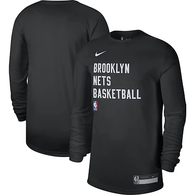 Unisex Nike Brooklyn Nets 2023/24 Legend On-Court Practice Long Sleeve T-Shirt
