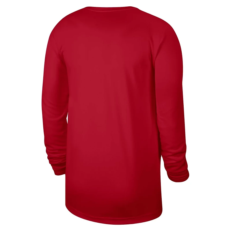 Unisex Nike Chicago Bulls 2023/24 Legend On-Court Practice Long Sleeve T-Shirt