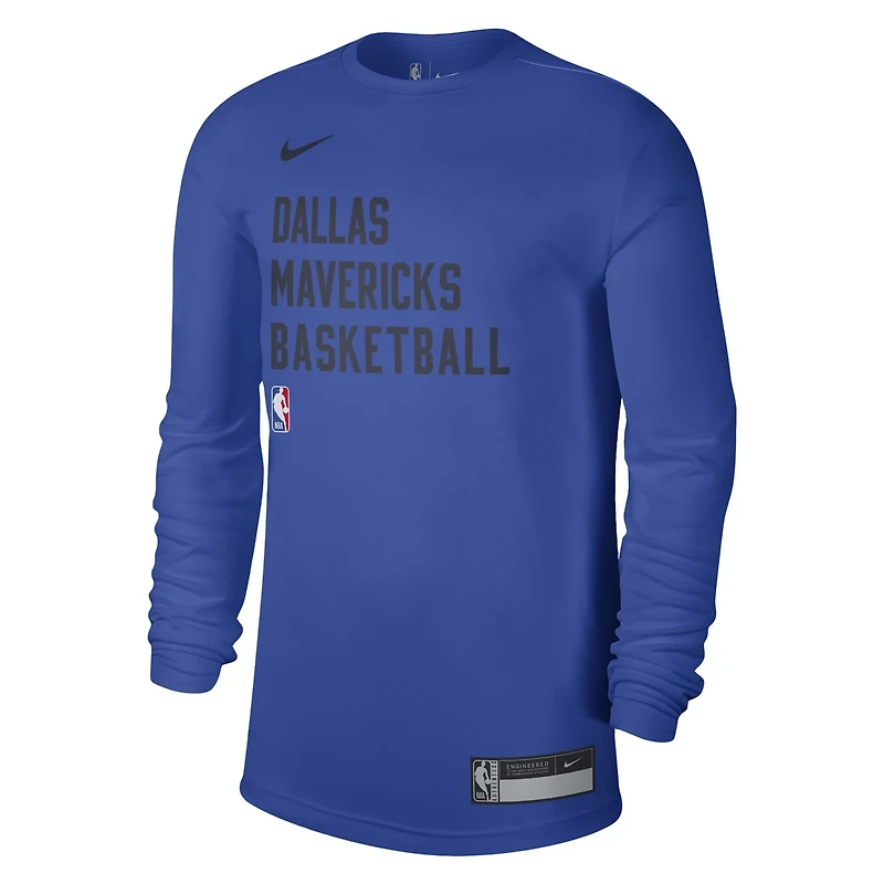 Unisex Nike Dallas Mavericks 2023/24 Legend On-Court Practice Long Sleeve T-Shirt