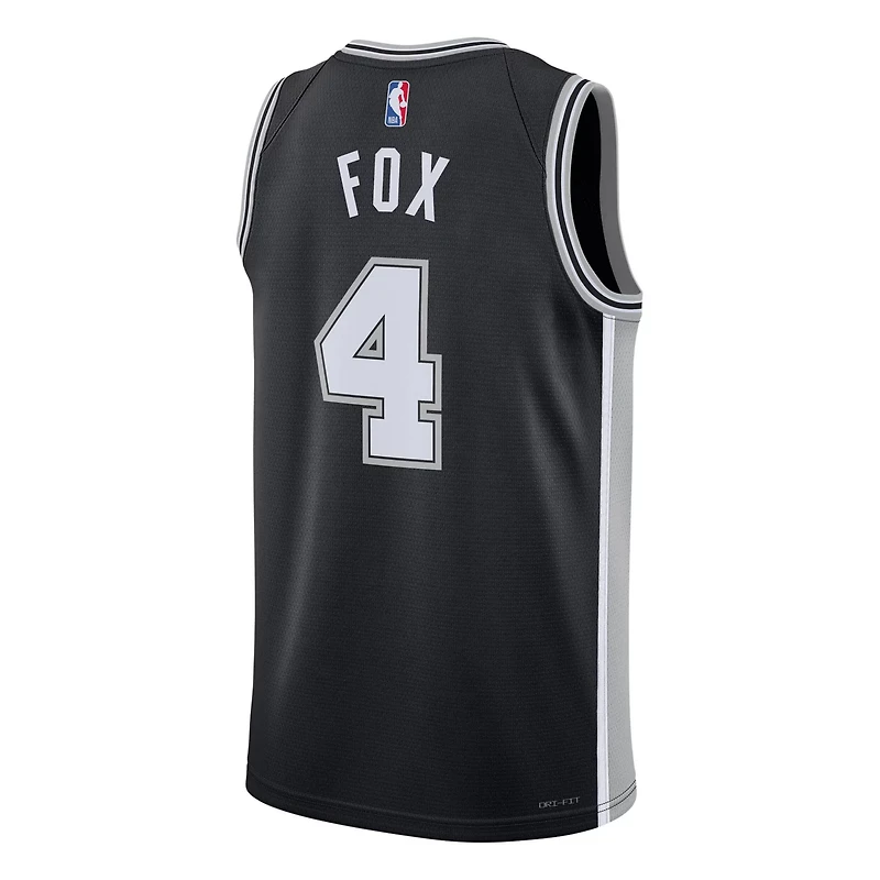 Unisex Nike De'Aaron Fox San Antonio Spurs Swingman Player Jersey - Icon Edition