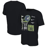 Unisex Nike Diamond Miller Minnesota Lynx 2023 WNBA Draft Name  Number T-Shirt