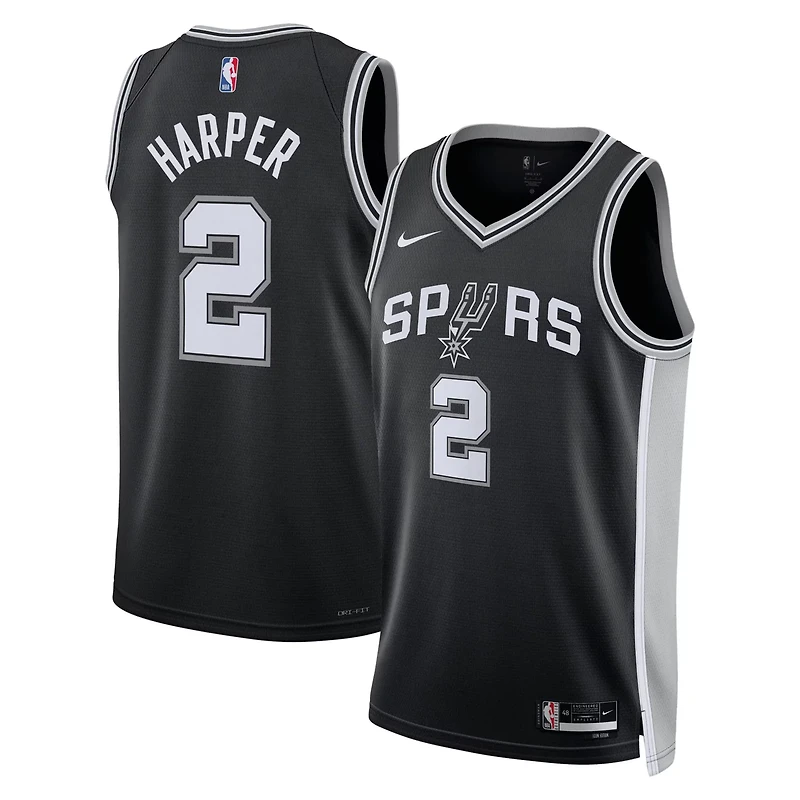 Unisex Nike Dylan Harper San Antonio Spurs 2025 NBA Draft First Round Pick Swingman Jersey - Icon Edition