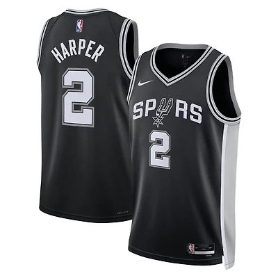 Unisex Nike Dylan Harper San Antonio Spurs 2025 NBA Draft First Round Pick Swingman Jersey - Icon Edition