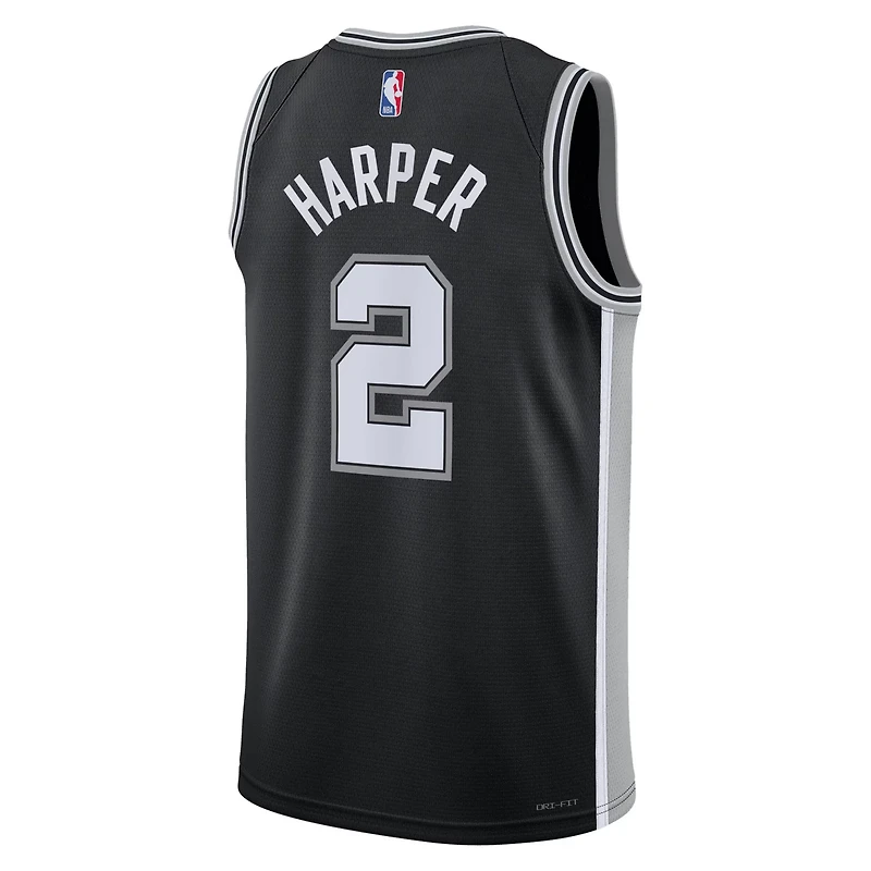 Unisex Nike Dylan Harper San Antonio Spurs 2025 NBA Draft First Round Pick Swingman Jersey - Icon Edition