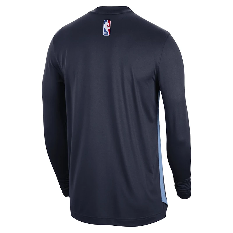 Unisex Nike Memphis Grizzlies 2023/24 Authentic Pregame Long Sleeve Shooting Shirt