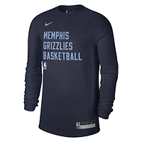 Unisex Nike Memphis Grizzlies 2023/24 Legend On-Court Practice Long Sleeve T-Shirt
