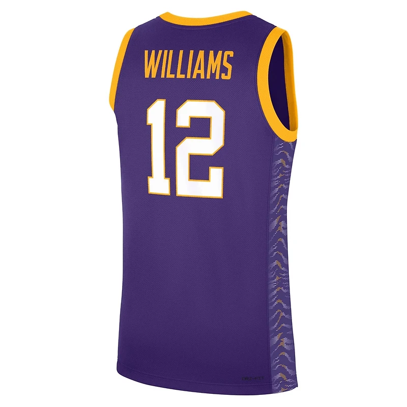 Unisex Nike Mikaylah Williams LSU Tigers Replica Basketball Jersey