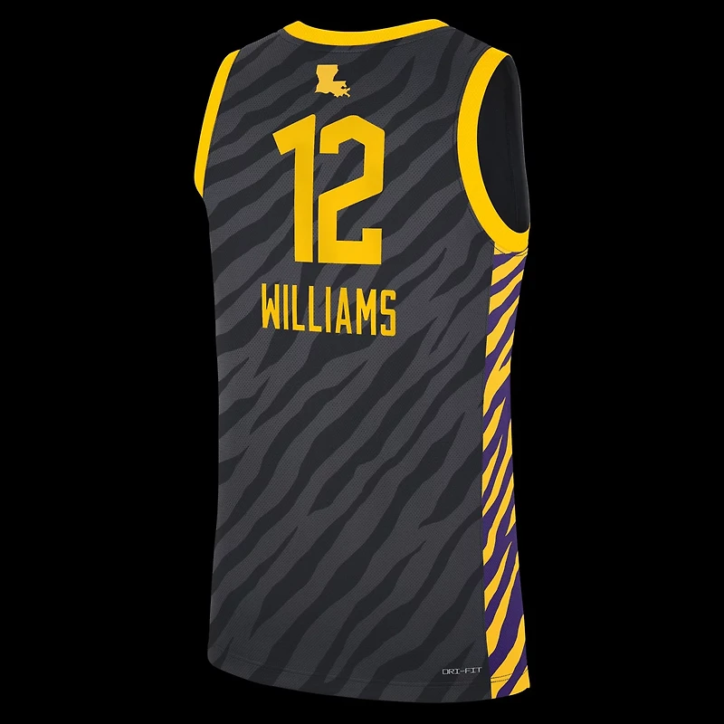 Unisex Nike Mikaylah Williams LSU Tigers Replica Basketball Jersey