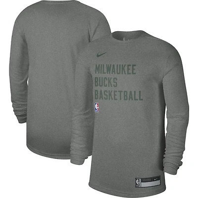 Unisex Nike Milwaukee Bucks 2023/24 Legend On-Court Practice Long Sleeve T-Shirt
