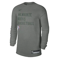 Unisex Nike Milwaukee Bucks 2023/24 Legend On-Court Practice Long Sleeve T-Shirt