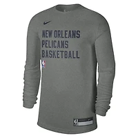 Unisex Nike New Orleans Pelicans 2023/24 Legend On-Court Practice Long Sleeve T-Shirt