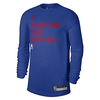 Unisex Nike Philadelphia 76ers 2023/24 Legend On-Court Practice Long Sleeve T-Shirt