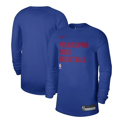 Unisex Nike Philadelphia 76ers 2023/24 Legend On-Court Practice Long Sleeve T-Shirt