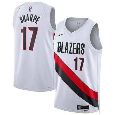 Unisex Nike Shaedon Sharpe Portland Trail Blazers Swingman Player Jersey - Association Edition