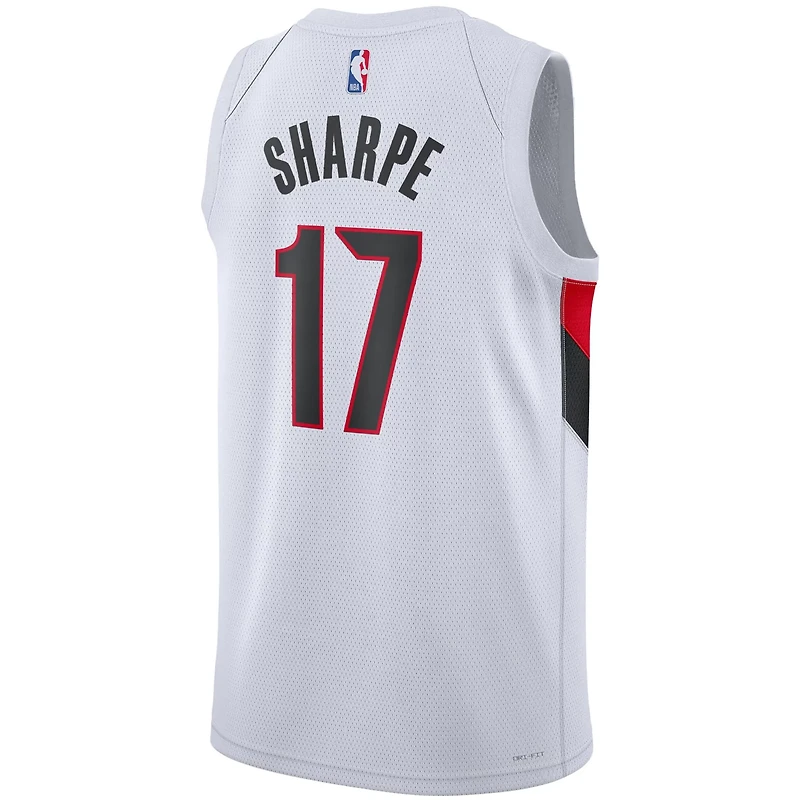Unisex Nike Shaedon Sharpe Portland Trail Blazers Swingman Player Jersey - Association Edition