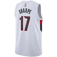 Unisex Nike Shaedon Sharpe Portland Trail Blazers Swingman Player Jersey - Association Edition