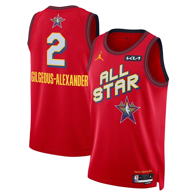 Unisex Nike Shai Gilgeous-Alexander 2025 NBA All-Star Game Swingman Player Jersey