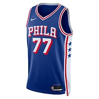 Unisex Nike V J Edgecombe Philadelphia 76ers 2025 NBA Draft First Round Pick Swingman Jersey - Icon Edition