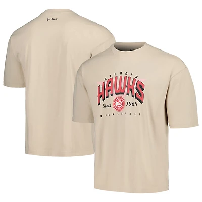 Unisex Qore Atlanta Hawks Oversized Game Day Cozy Half Sleeve T-Shirt