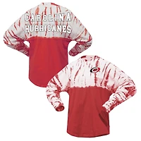 Unisex Spirit Jersey Carolina Hurricanes Crystal Half Dye Long Sleeve T-Shirt