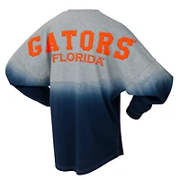 Unisex Spirit Jersey /Gray Florida Gators Ombre Long Sleeve T-Shirt