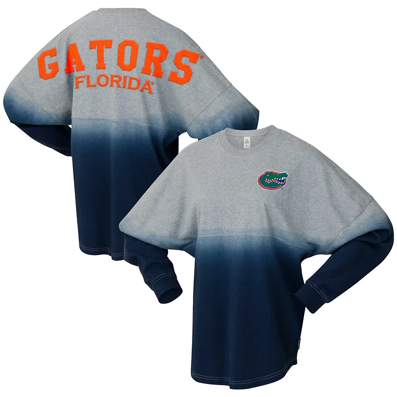 Unisex Spirit Jersey /Gray Florida Gators Ombre Long Sleeve T-Shirt