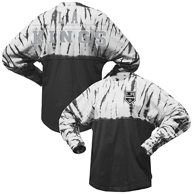 Unisex Spirit Jersey Los Angeles Kings Crystal Half Dye Long Sleeve T-Shirt