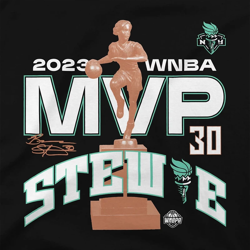 Unisex Stadium Essentials Breanna Stewart New York Liberty 2023 WNBA MVP T-Shirt