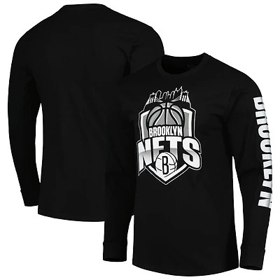 Unisex Stadium Essentials Brooklyn Nets NBA Crest Long Sleeve T-Shirt