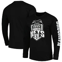 Unisex Stadium Essentials Brooklyn Nets NBA Crest Long Sleeve T-Shirt