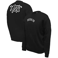Unisex Stadium Essentials Brooklyn Nets Origins Script Pullover Sweatshirt